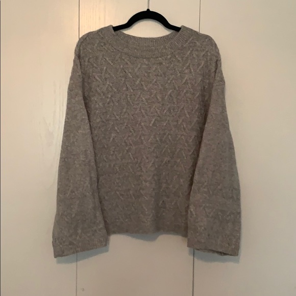 Sweaters - Gray Cropped Sweater